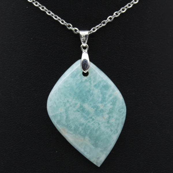 Amazonite Flame Pendant