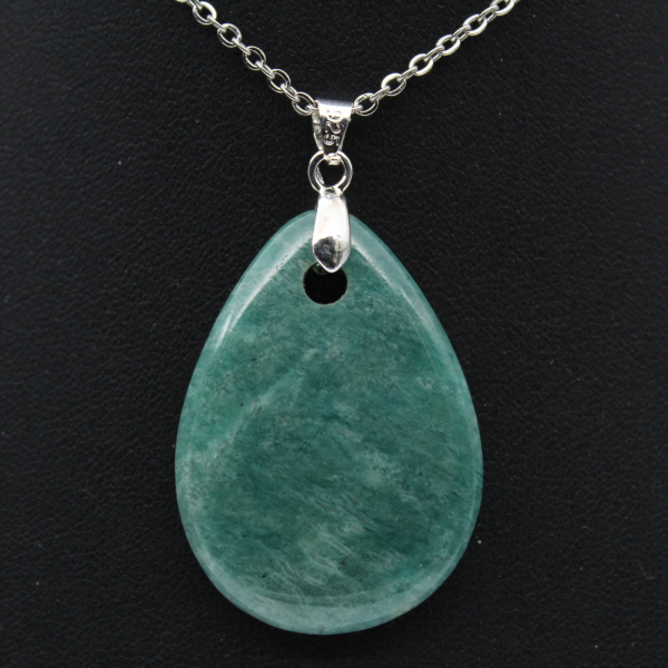 Amazonite Teardrop Pendant