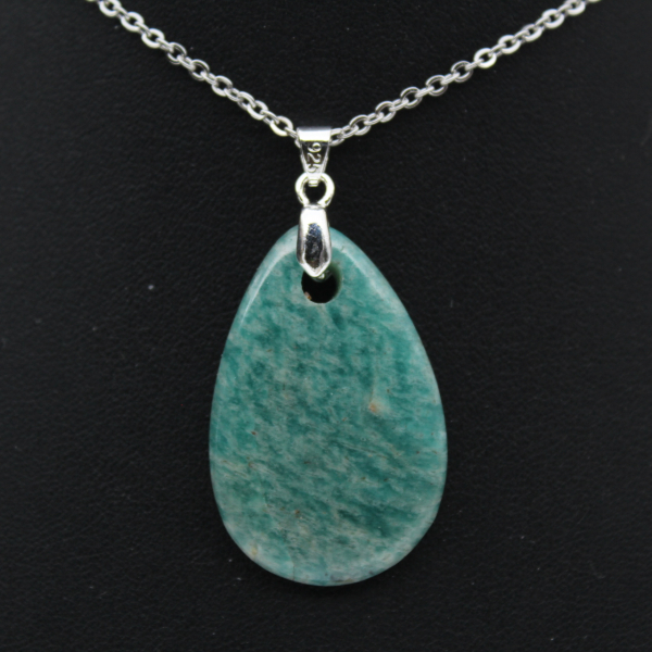 Amazonite teardrop pendant