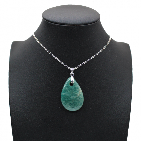 Amazonite teardrop pendant