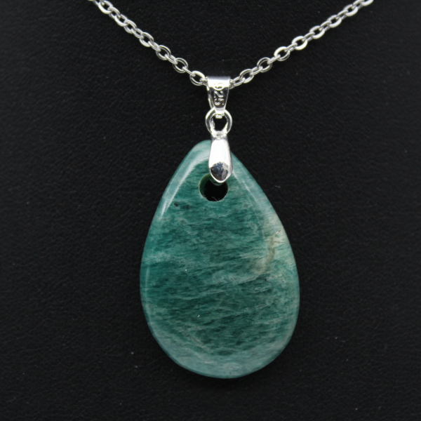 Amazonite teardrop pendant