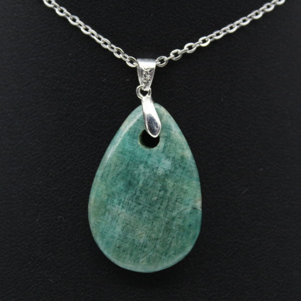 Amazonite teardrop pendant