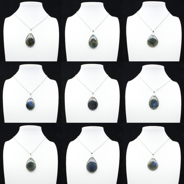 Labradorite Drop Pendant