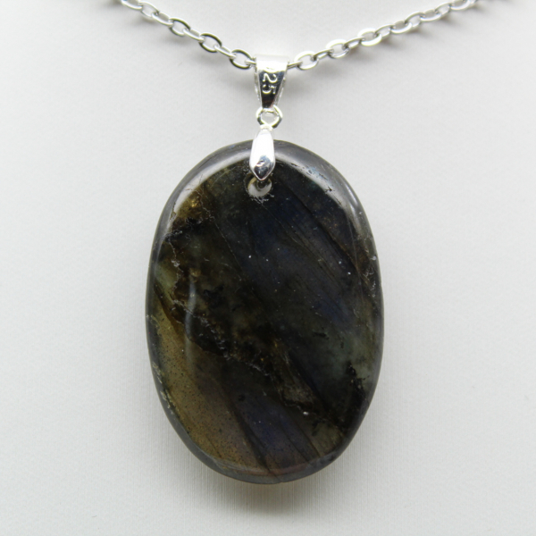 Labradorite Oval Pendant
