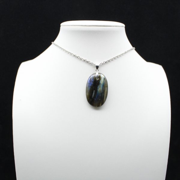 Labradorite Oval Pendant