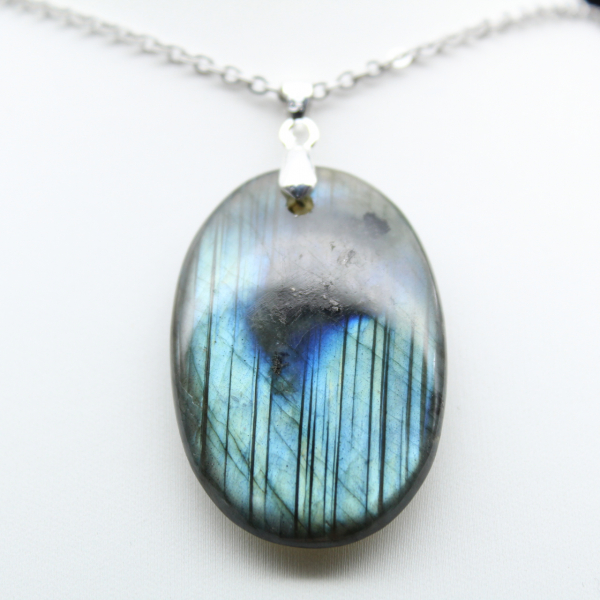 Labradorite Oval Pendant