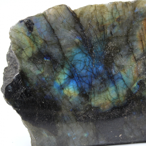 Ornamental Labradorite, One-Sided Polished