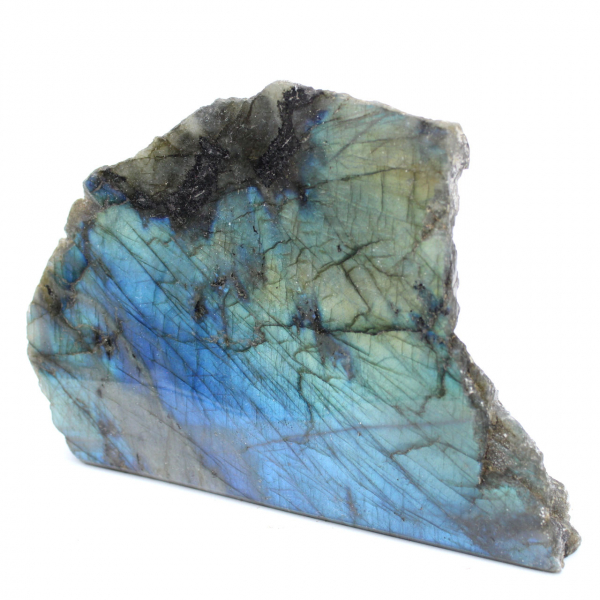 Labradorite, One-Sided Polished from Madagascar