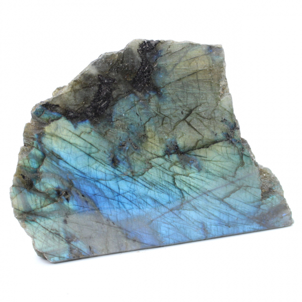 Labradorite, One-Sided Polished from Madagascar