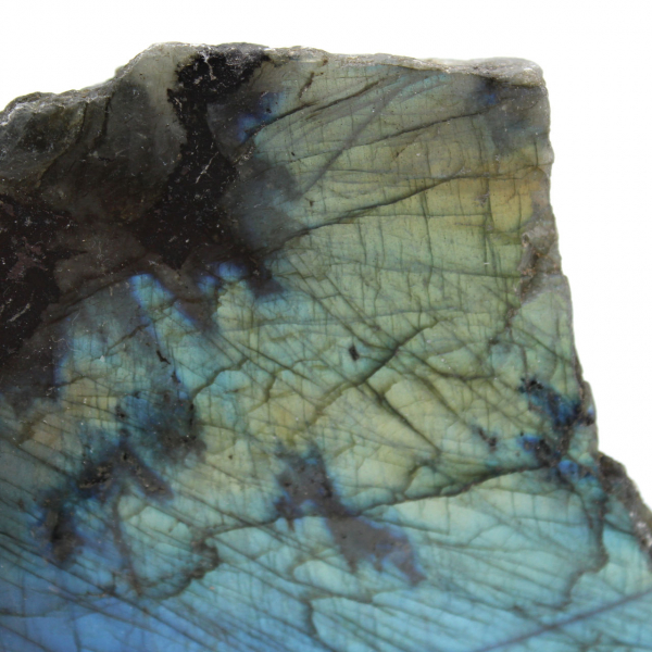 Labradorite, One-Sided Polished from Madagascar