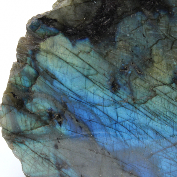 Labradorite, One-Sided Polished from Madagascar
