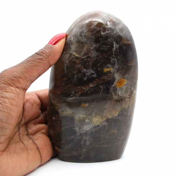 Natural Black Moonstone Stone