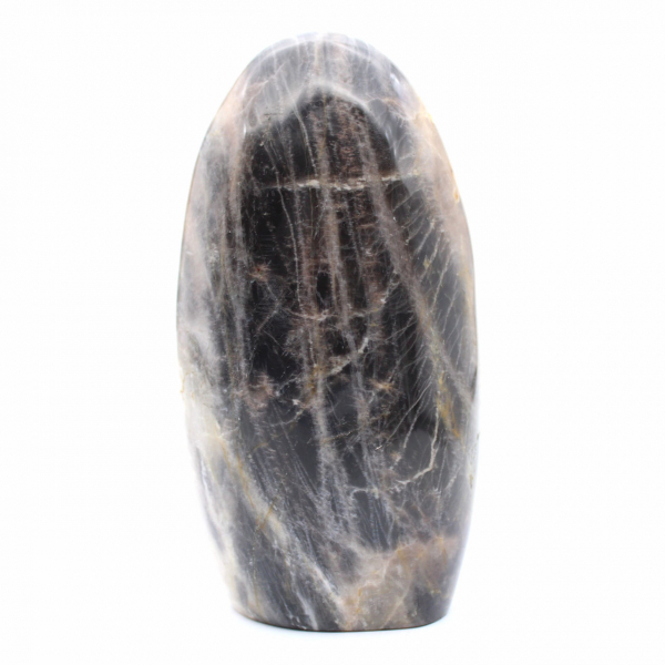 Polished Black Moonstone Rock