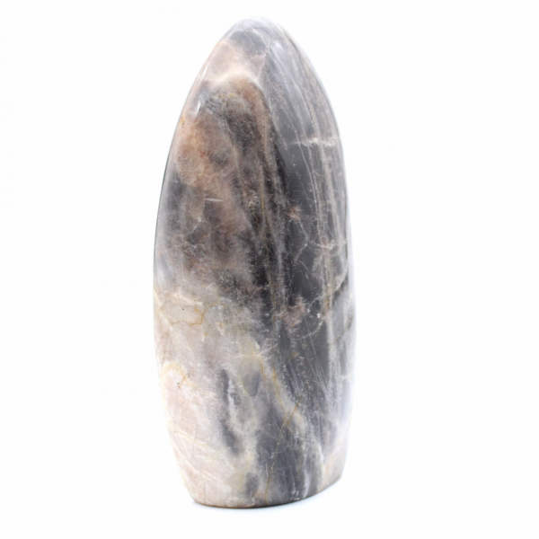 Polished Black Moonstone Rock