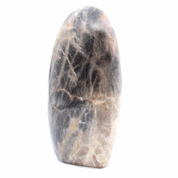 Polished Black Moonstone Rock