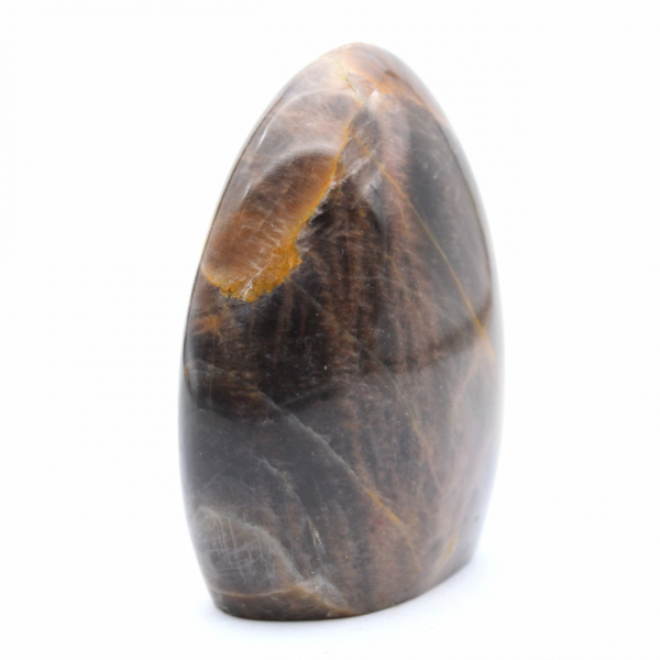 Polished Black Microcline Stone