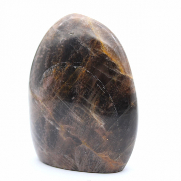 Polished Black Microcline Stone