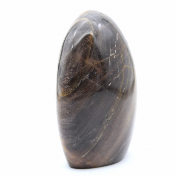 Polished Black Moonstone Rock