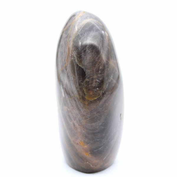 Polished Black Moonstone Rock