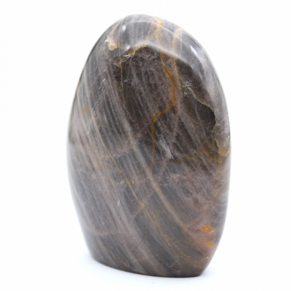 Polished Black Moonstone Rock