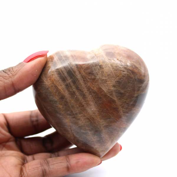 Black Microcline Heart