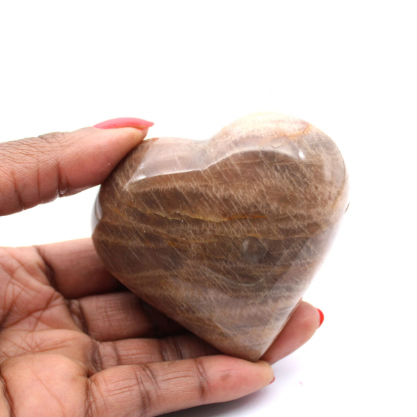 Madagascar Moonstone Heart