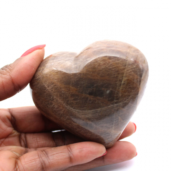Microcline Moonstone Heart