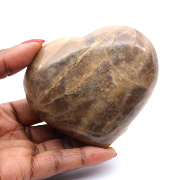 Black Microcline Heart