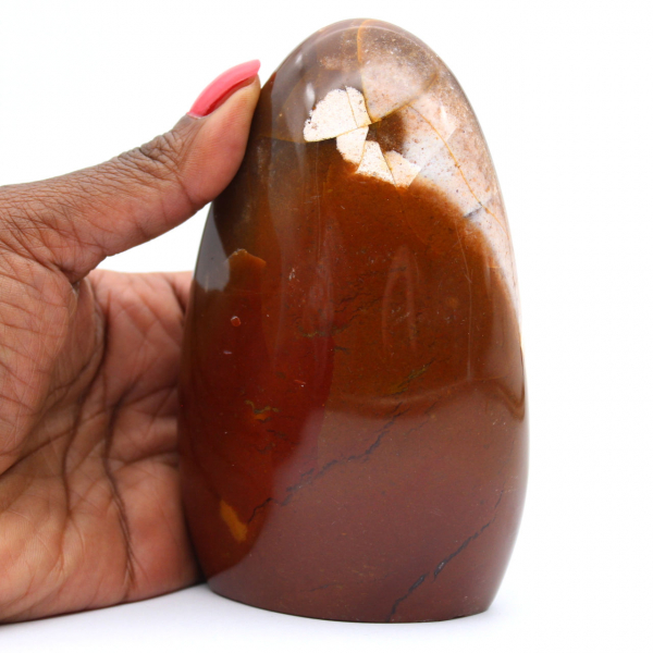Polished Red Jasper Rock