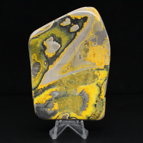 Bumblebee Jasper Ornament, Polished, Vibrant Colors