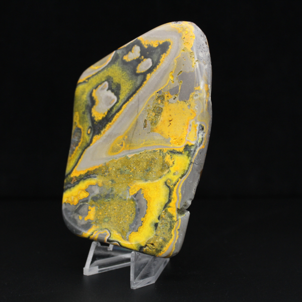 Bumblebee Jasper Ornament, Polished, Vibrant Colors