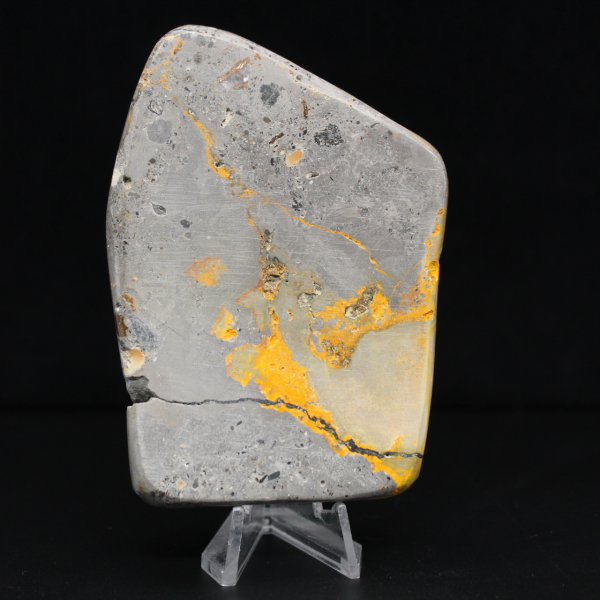 Bumblebee Jasper Ornament, Polished, Vibrant Colors