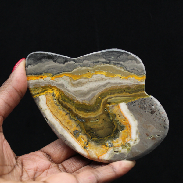 Polished Bumblebee Jasper Rock Mineral Science