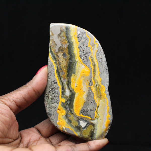 Polished Bumblebee Jasper, Rare Specimen Indonesia