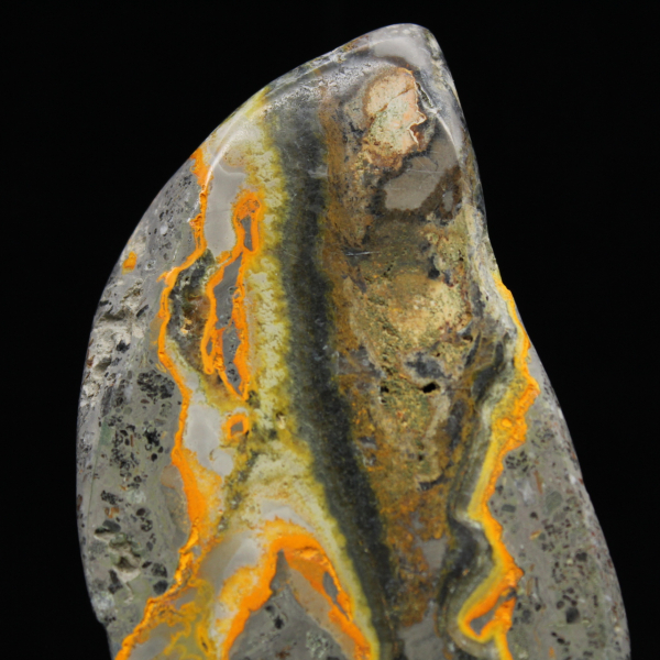 Polished Bumblebee Jasper, Rare Specimen Indonesia