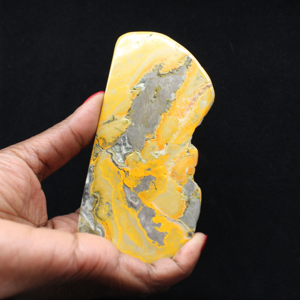 Large Jasper Bumblebee Polished Ornament