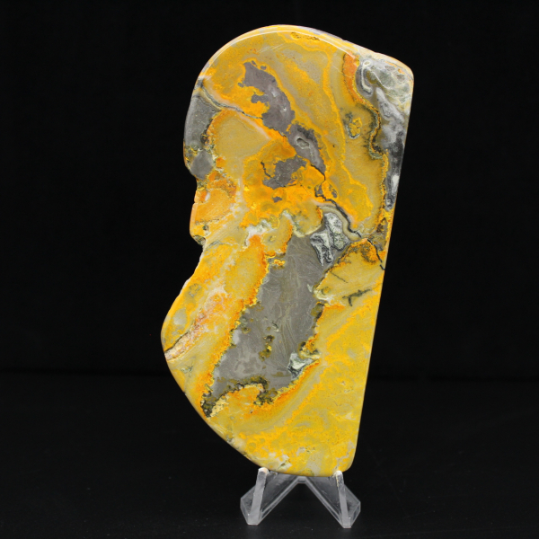 Large Jasper Bumblebee Polished Ornament