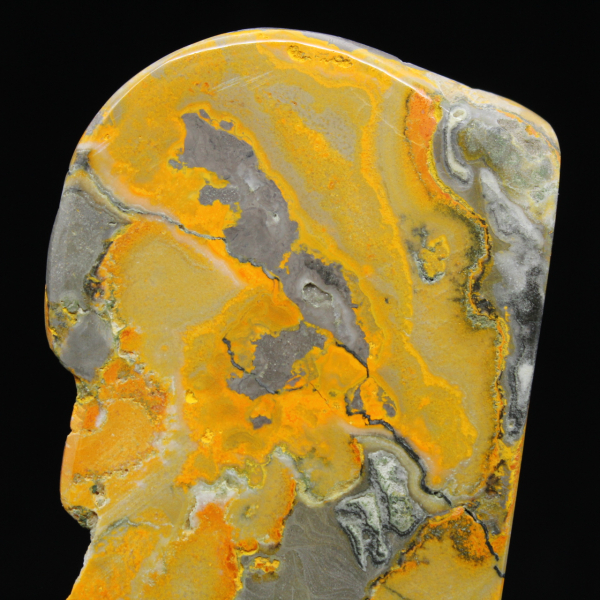 Large Jasper Bumblebee Polished Ornament