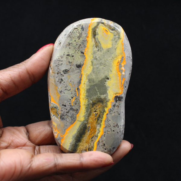 Bumblebee Jasper Natural Polished Ornament