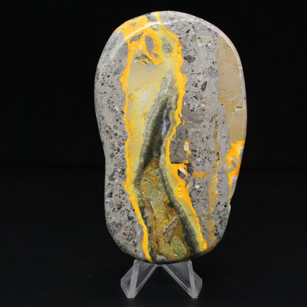 Bumblebee Jasper Natural Polished Ornament