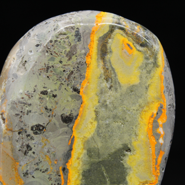 Bumblebee Jasper Natural Polished Ornament