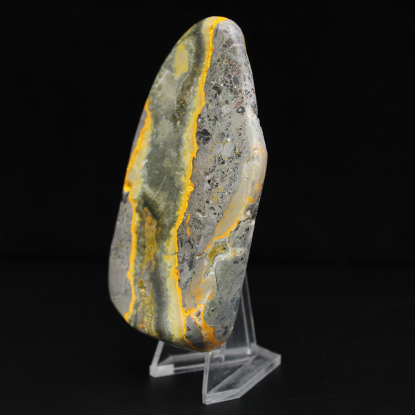 Smooth Stone Jasper Bumblebee Natural Ornament