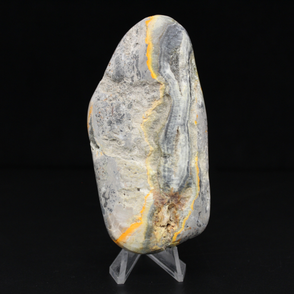 Smooth Stone Jasper Bumblebee Natural Ornament