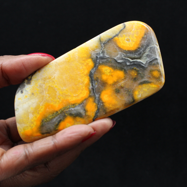 Bumblebee Jasper Natural Stone, Compact Specimen
