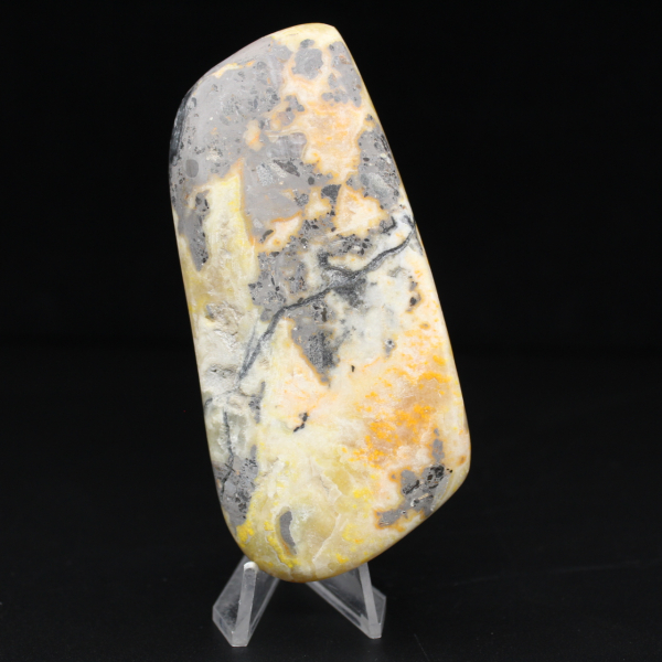Bumblebee Jasper Natural Stone, Compact Specimen