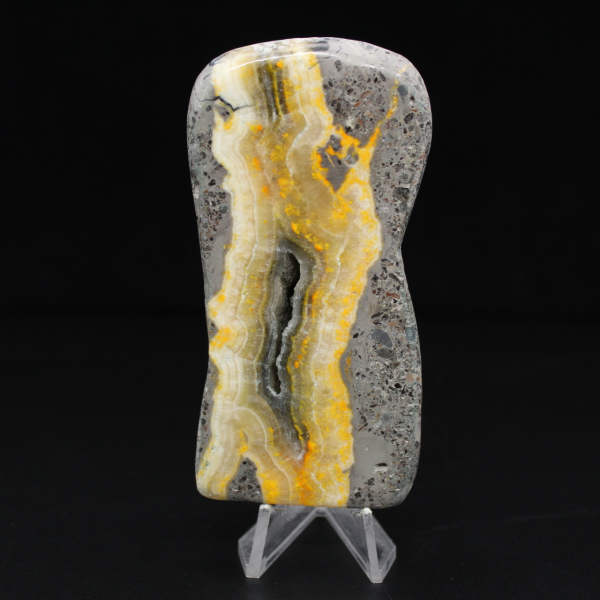 Smooth Jasper Bumblebee Volcanic Stone