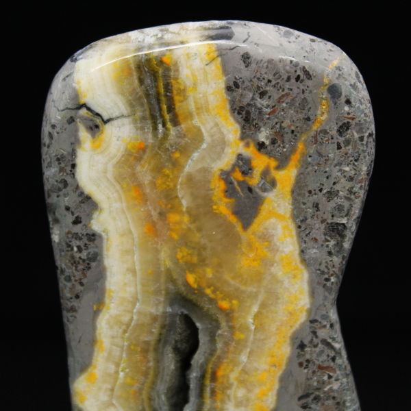 Smooth Jasper Bumblebee Volcanic Stone