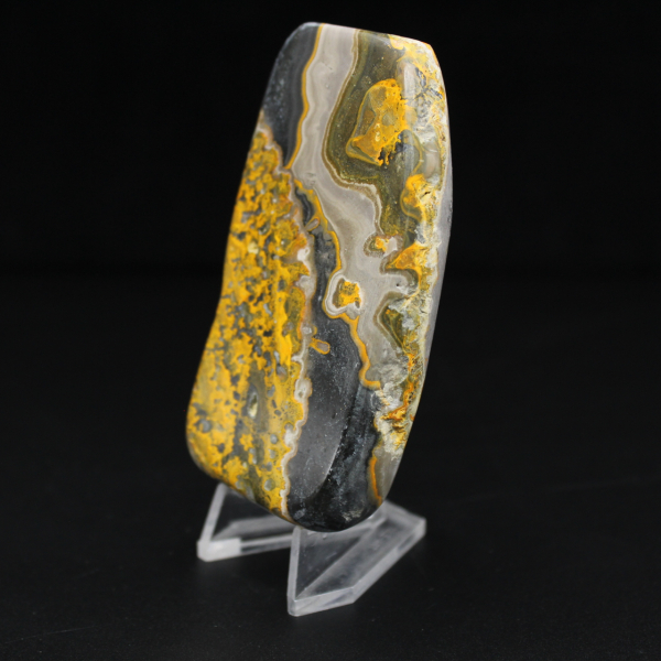 Bumblebee Jasper Polished Stone of Authenticity