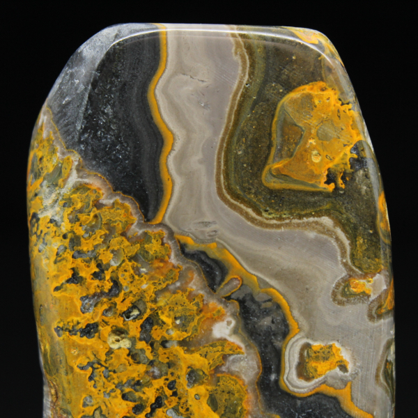 Bumblebee Jasper Polished Stone of Authenticity