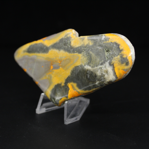 Polished Jasper Bumblebee Micro Coin